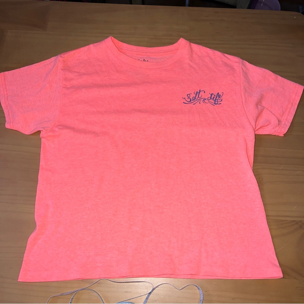 Salt Life M Kids coral heather pineapple tee
